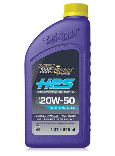 Royal purple hps 20w50 - purple,