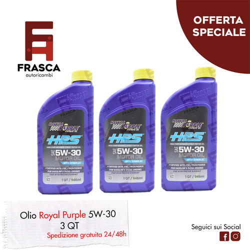 Olio motore sintetico - sintetico, hps