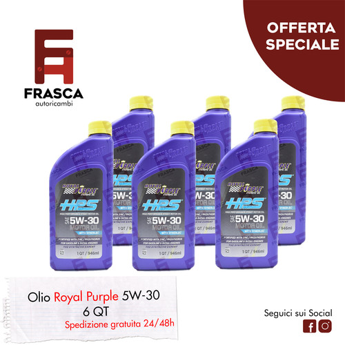 Olio motore sintetico hps 5w30 - sintetico,