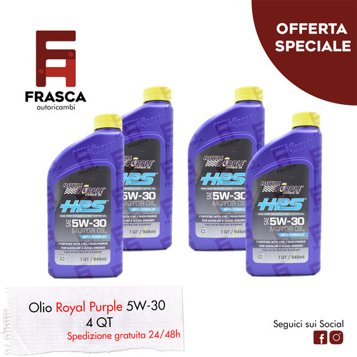 Olio motore sintetico - motore, 5w30